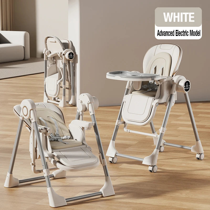 Electric Baby High Chair,Baby High Chair,Baby Dining Table and Chair,Foldable Baby High Chair,Multi - functional Baby High Chair