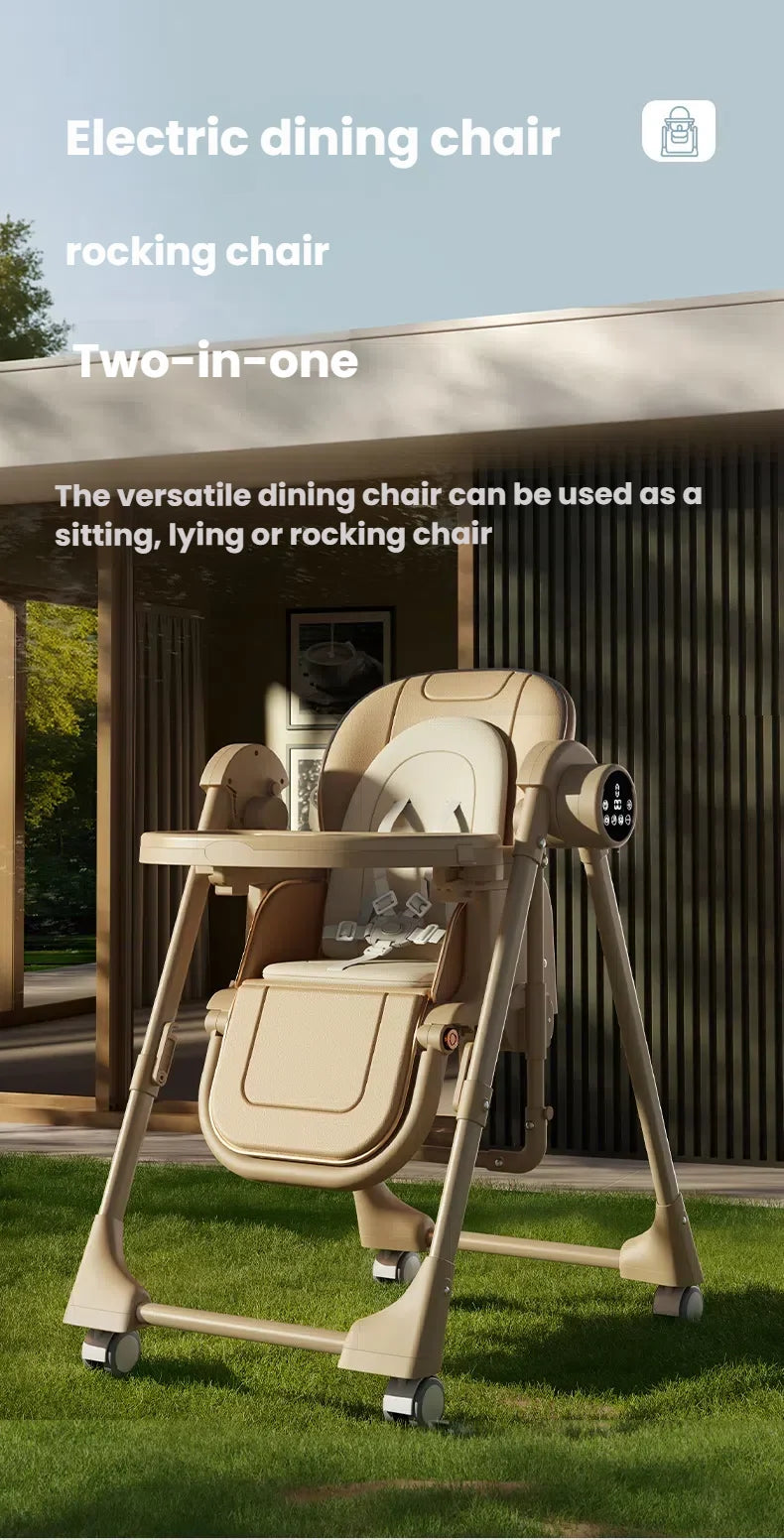 Electric Baby High Chair,Baby High Chair,Baby Dining Table and Chair,Foldable Baby High Chair,Multi - functional Baby High Chair