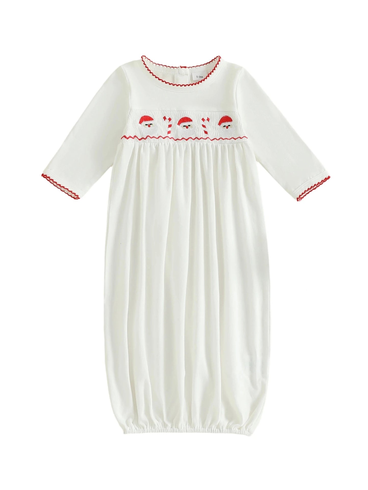 Infant Sleep Sack for Boys Girls Winter Holiday Long Sleeve Wearable Nightgown Newborn Pajama Gown for Christmas