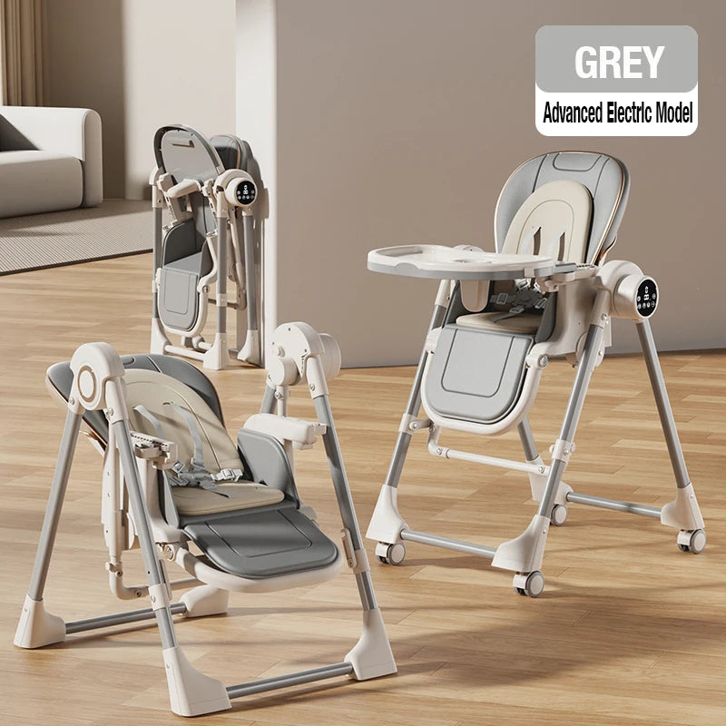 Electric Baby High Chair,Baby High Chair,Baby Dining Table and Chair,Foldable Baby High Chair,Multi - functional Baby High Chair