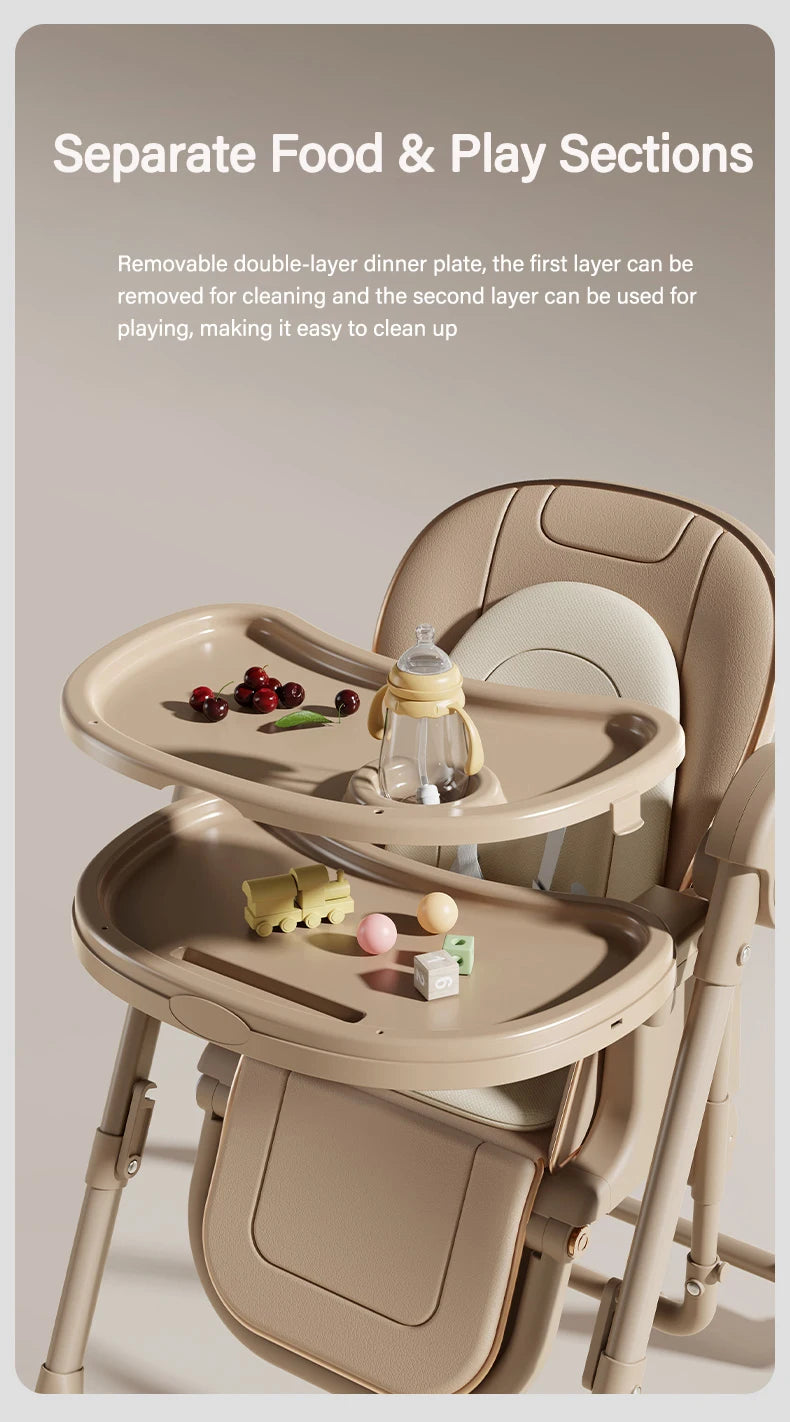 Electric Baby High Chair,Baby High Chair,Baby Dining Table and Chair,Foldable Baby High Chair,Multi - functional Baby High Chair
